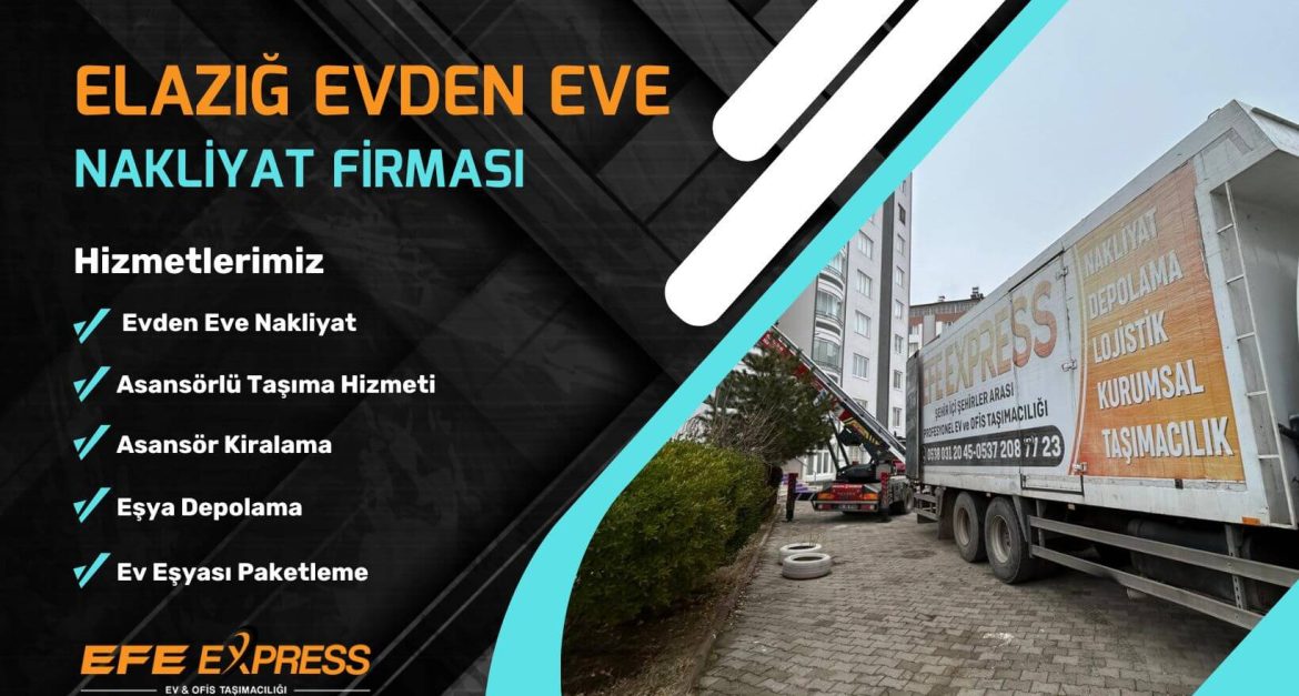 elazığ evden eve nakliyat